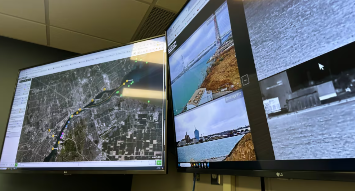 Accipiter deployed at Port of Windsor assists with Border Integrity